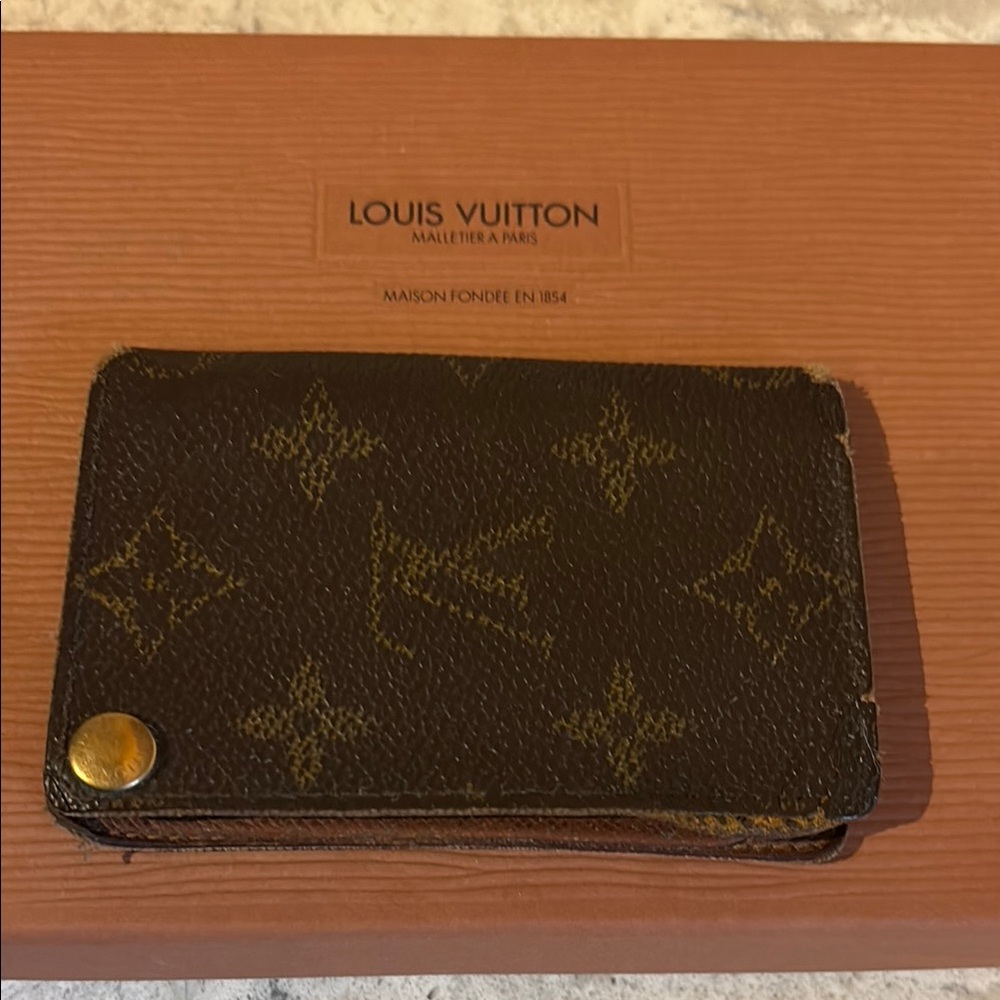 Vintage Louis Vuitton Monogram Card Holder